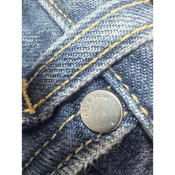 Rag & Bone Pamela Women High Rise Ankle Jeans Size 29 Distressed Blue - Picture 15 of 16